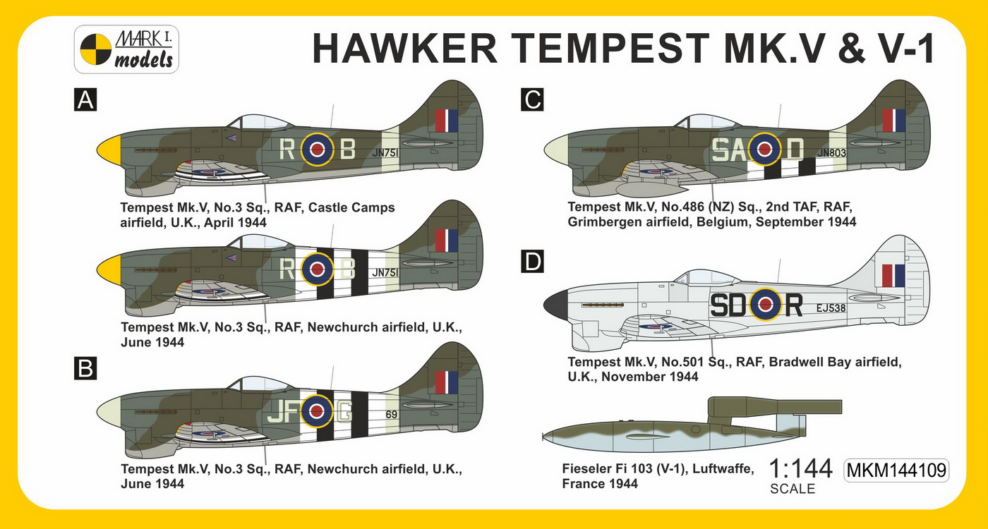 [MKM144109] Hawker Tempest Mk.V Srs.1/2 ‘Doodlebug Chaser’