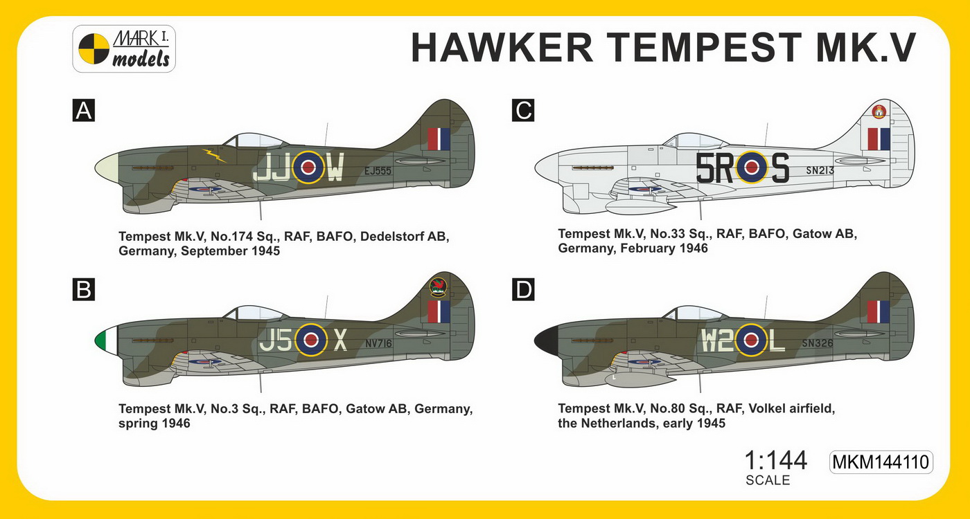 [MKM144110] Hawker Tempest Mk.V Srs.2 ‘Fierce Fighter’