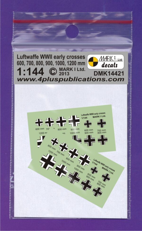 [DMK14421] Luftwaffe výsostné znaky (Balkenkreuz), starší typ