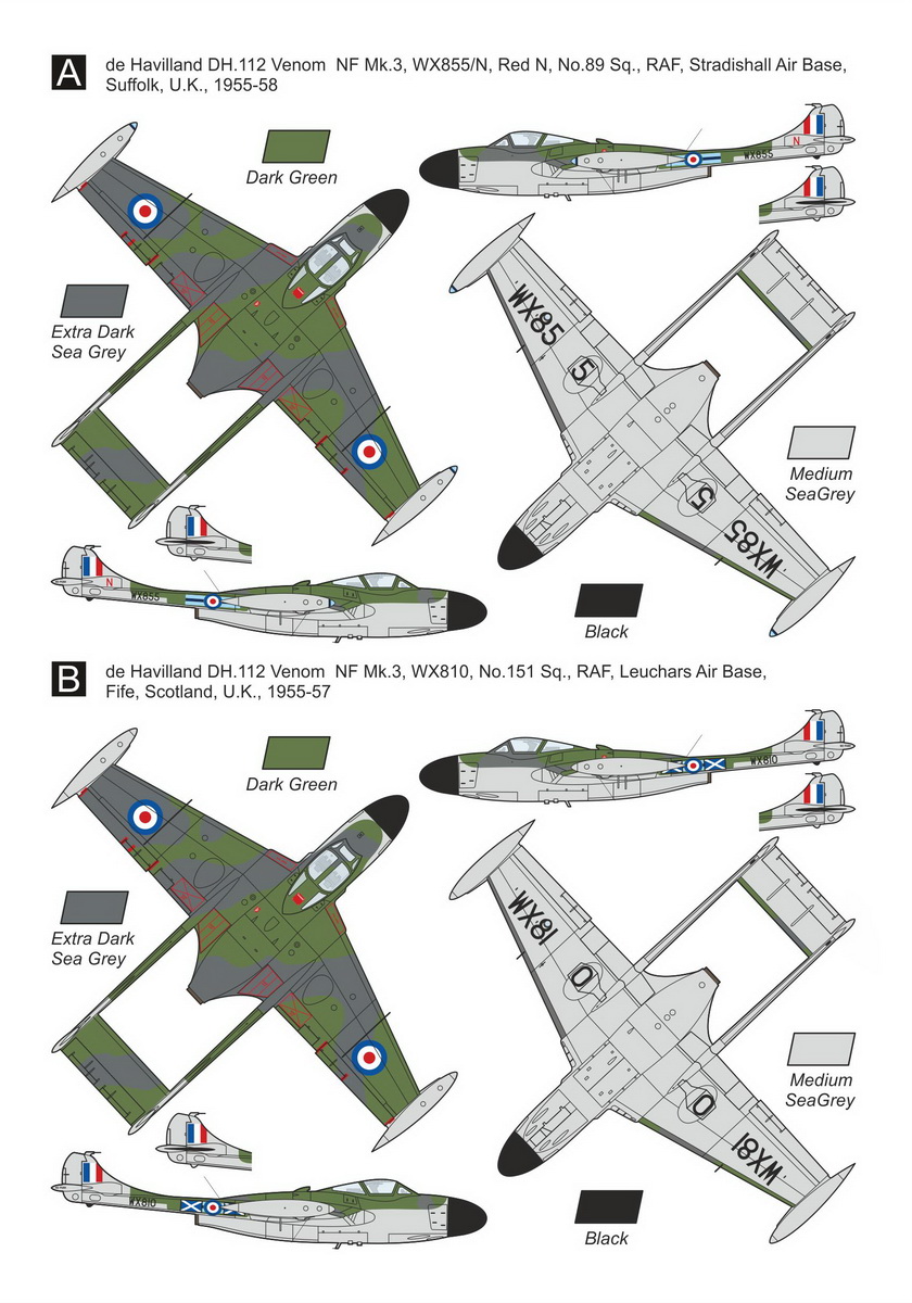 MKA14427] DH Venom NF.3 Conversion Set